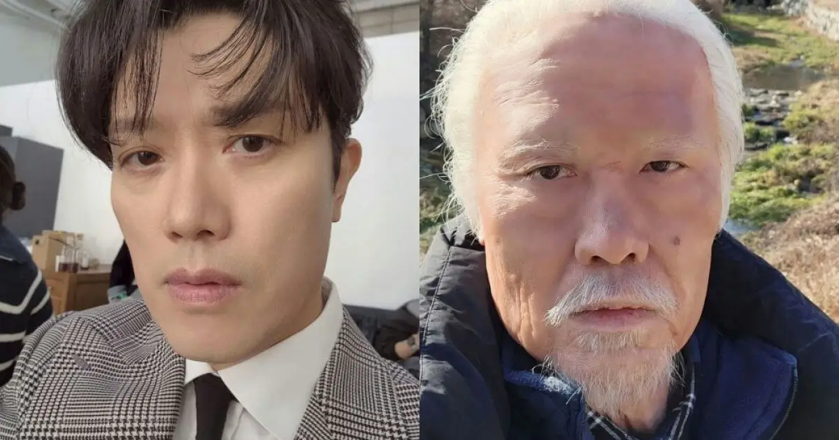 park hee soon elderly makeup transformation