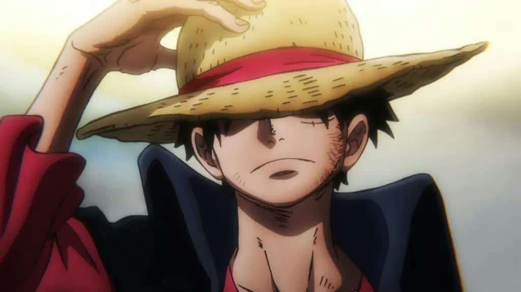 One Piece anime vs manga momentsperson' '' 'uffy' 'straw' 'hat' 'scar' 'serious.