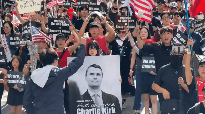 sunye charlie kirk tribute