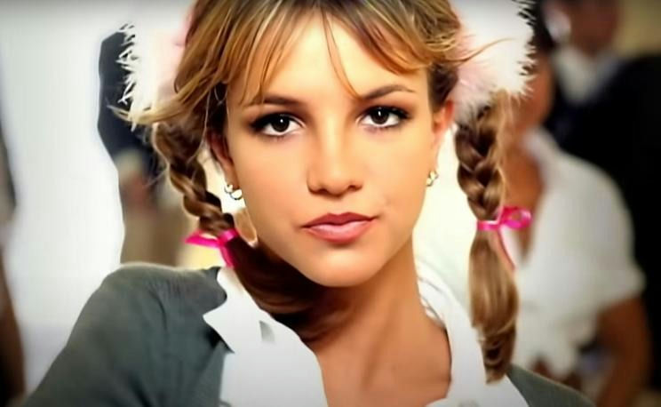 Britney Spears youth pop princessperson' '' 'ritney' 'pears' 'braids' 'ribbon' 'schoolgirl.