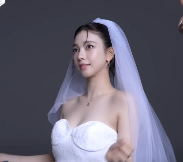 aespa Karina wedding dressperson' 'woman' 'wedding' 'dress' 'veil' 'beauty.