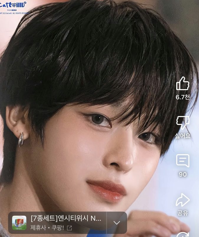NCT Wish Riku female makeup lookperson' 'earring' 'hair' 'skin' 'makeup.