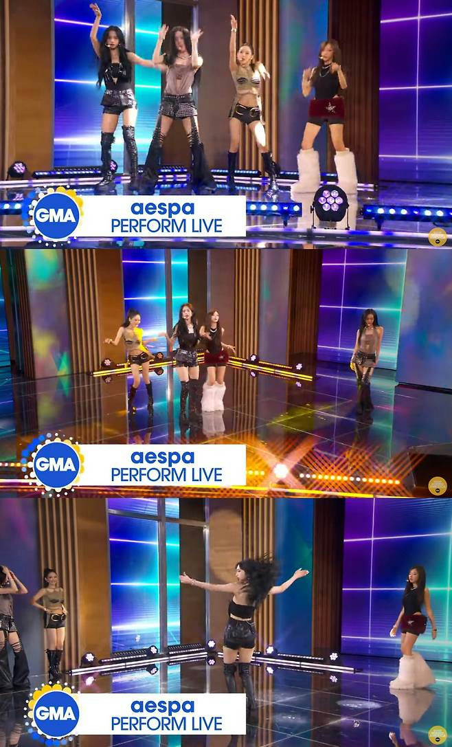 aespa GMA controversypeople' 'performance' 'stage' 'lighting' 'aespa.