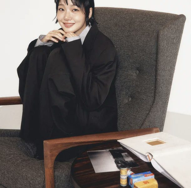 Kim Go-eun You and Everything Else Netflix interviewperson' 'smiling' 'sitting' 'chair' 'photography.