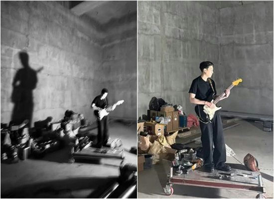 BTS Suga Instagram return DUI scandal ₩5 billion donationpeople' 'guitar' 'concrete' 'cart' 'shadow.