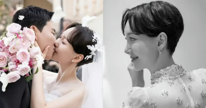 lee yooyoung wedding short hair