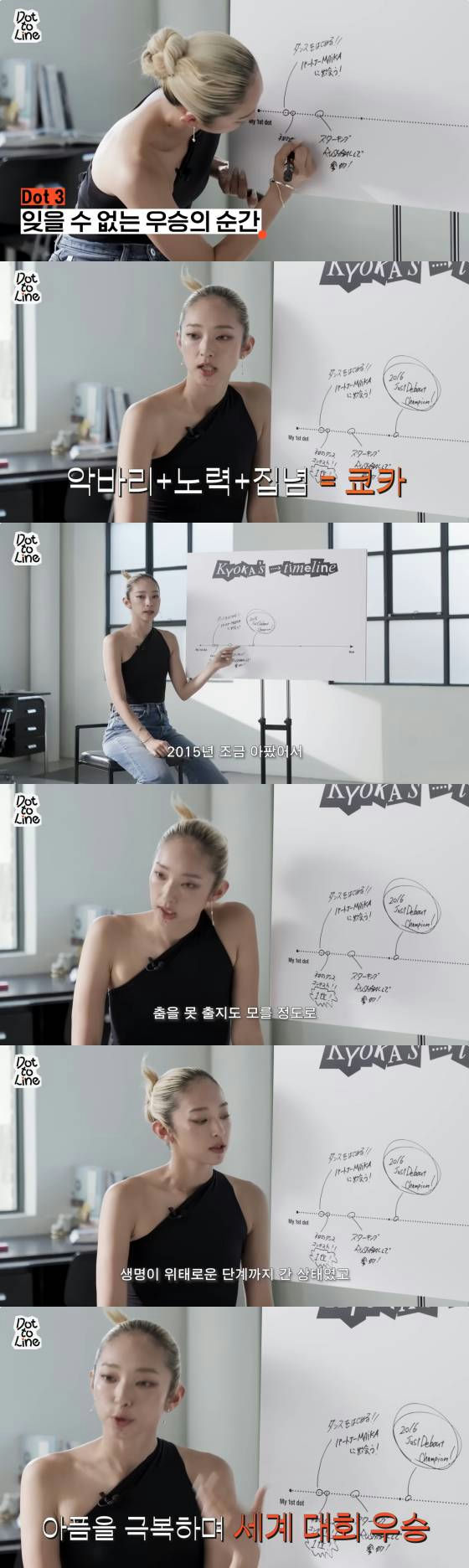 Kyoka Osaka Ojo Gang life-threatening illnessperson' 'whiteboard' 'timeline' 'drawing' 'explaining.