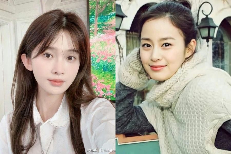 Zhao Yingzi plastic surgery Kim Tae-heepeople' 'two' 'portrait' 'collage' 'smile' 'scarf.