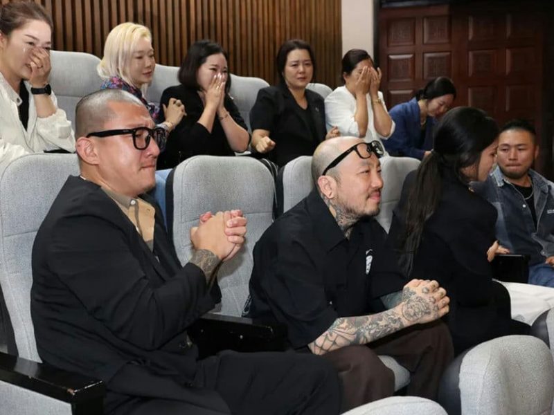 Tattooing legalized in South Korea after 33 yearspeople' 'audience' 'tears' 'tattoos' 'theatre.
