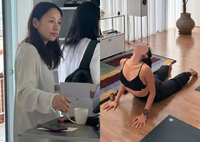 lee hyori yoga class