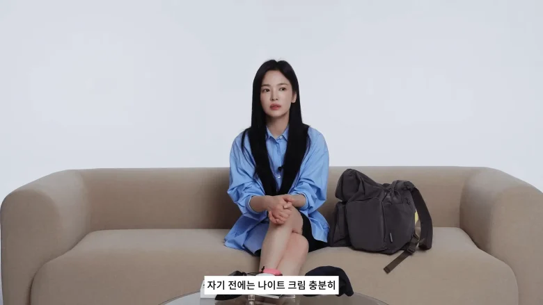 song hyekyo skincare routine