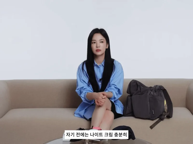 song hyekyo skincare routine