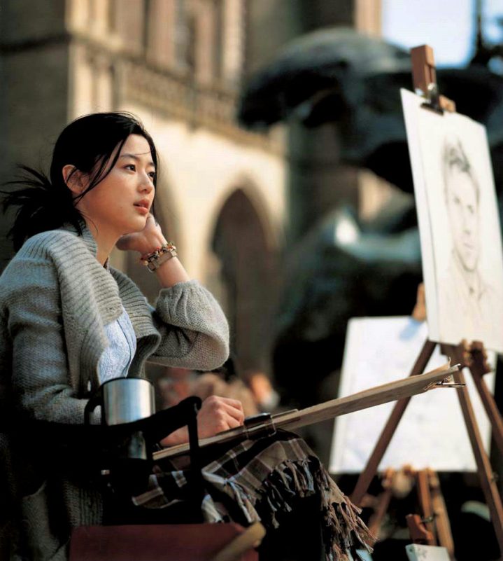 Jun Ji Hyun best worksperson' 'artist' 'portrait' 'outdoors' 'artwork.
