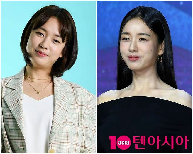Ahn Eun Jin weight losspeople' 'two' 'actresses' 'plaid' 'black' 'jewelry.