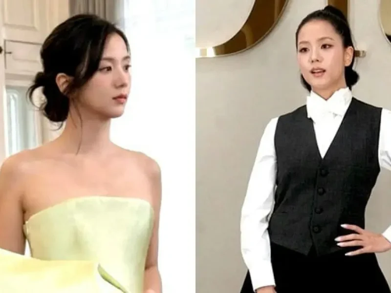 jisoo dior paris fashion week princess dress