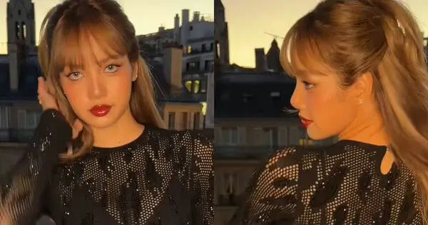 lisa paris fashion week louis vuitton