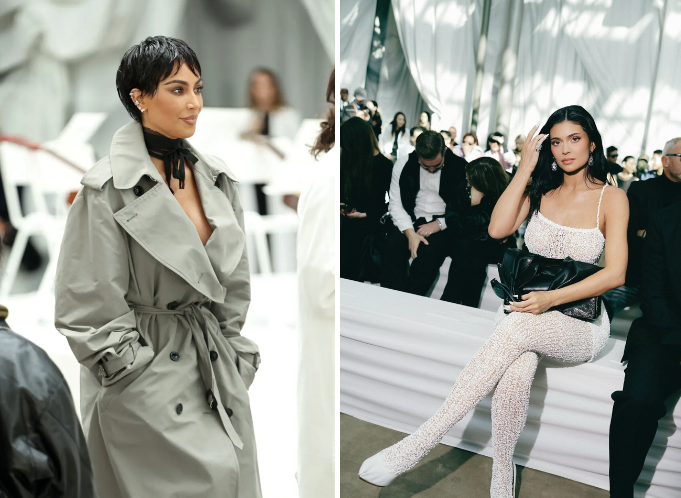 Kim Kardashian and Kylie Jenner