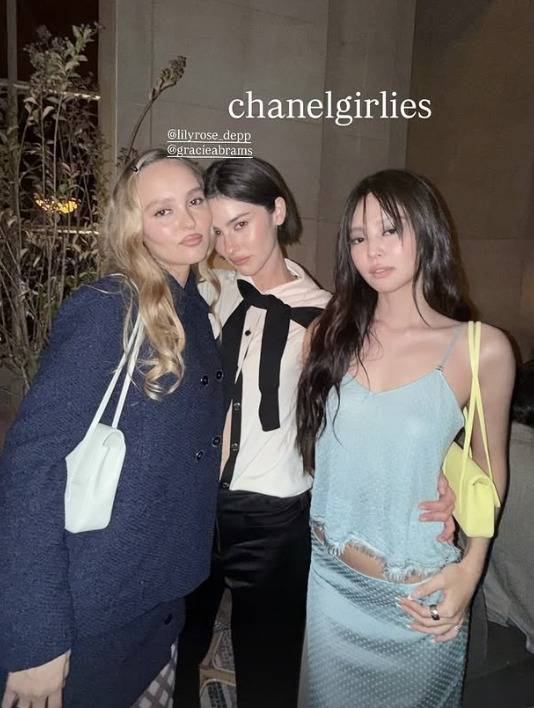 blackpink jennie Lily-Rose Depp