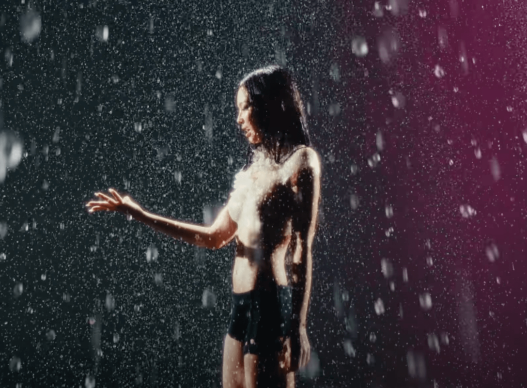 people-woman-water-rain-dark-lighting-hand-extended
