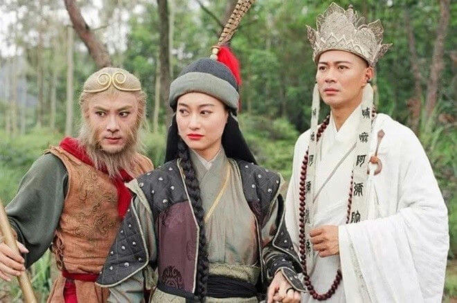 people-3-Monkey King costume-A-female warrior costume-B-Buddhist monk attire-C