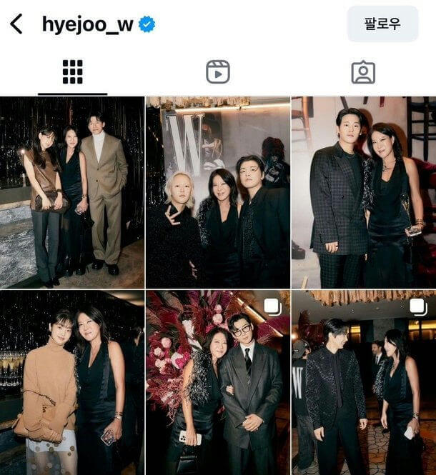people-three individuals posing at an event-A-two women and one man in tan suit-B-group photo at a social gathering-C-people dressed in formal or semi-formal attire