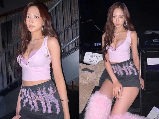 tzuyu y2k gyaru makeup