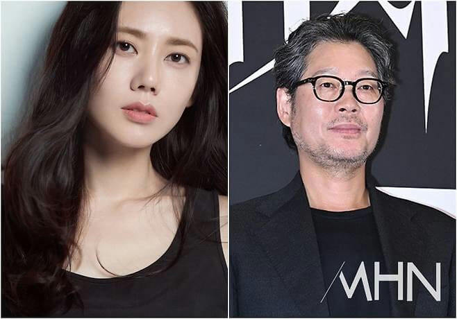 people-woman-dark hair-man-glasses-black clothing-MHN logo