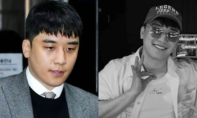people-Seungri-split-image-serious-expression-casual-appearance-OK-gesture