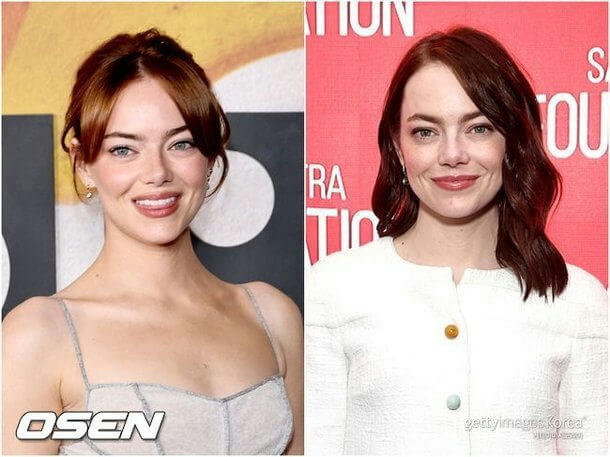 emma stone bugonia new face