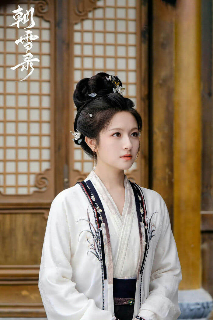 people-woman-A-Chinese historical drama-B-traditional clothing-C-elegant hairstyle