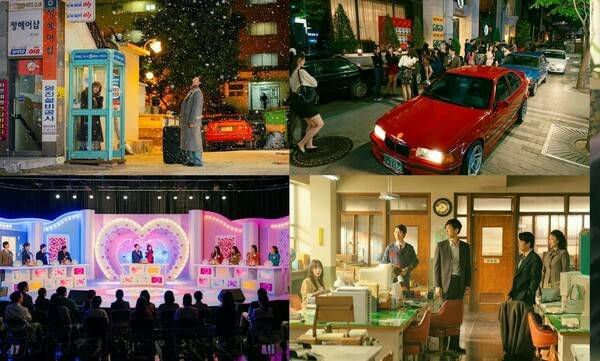 people-4-snowing-A-phone booth-A-red car-B-tv show-C
