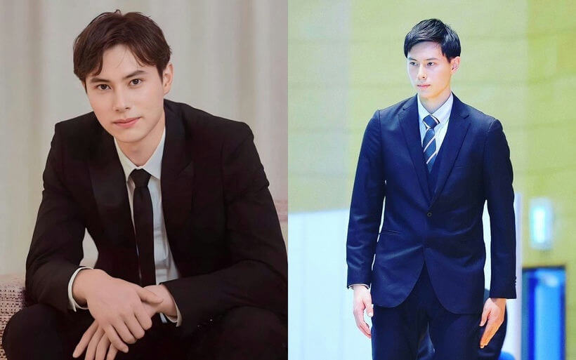 people-One man-A-formal attire-A-black suit-B-navy suit-C-posed photograph
