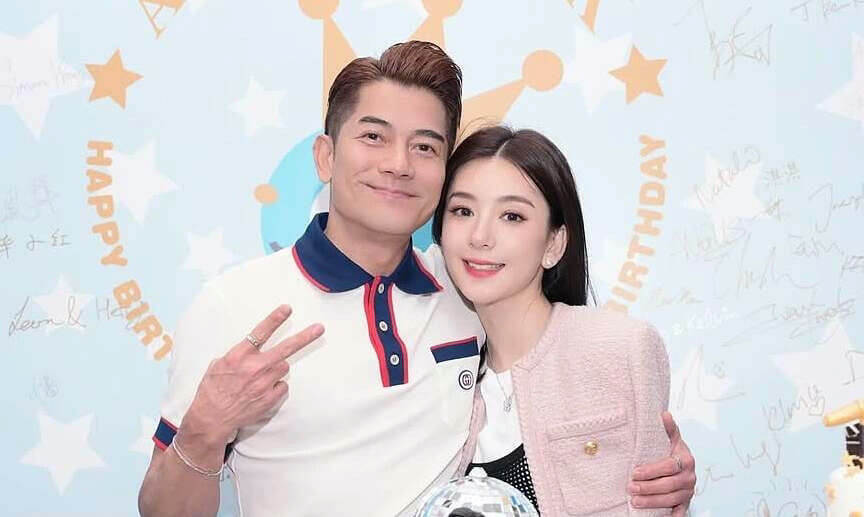 people-Aaron Kwok-A-Moka Fang-B-couple posing-C-birthday celebration
