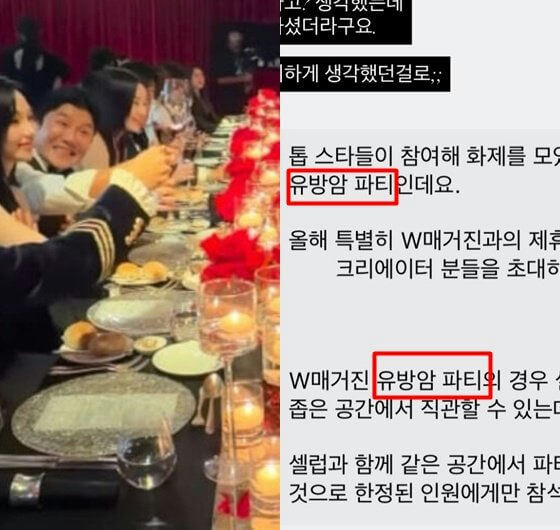 w korea breast cancer party controversy