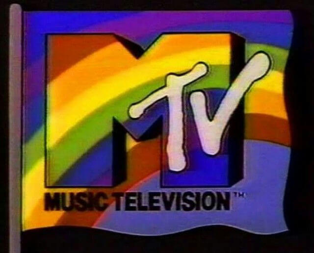 Logo-A-MTV-A-Music Television-A-Rainbow-A-Flag