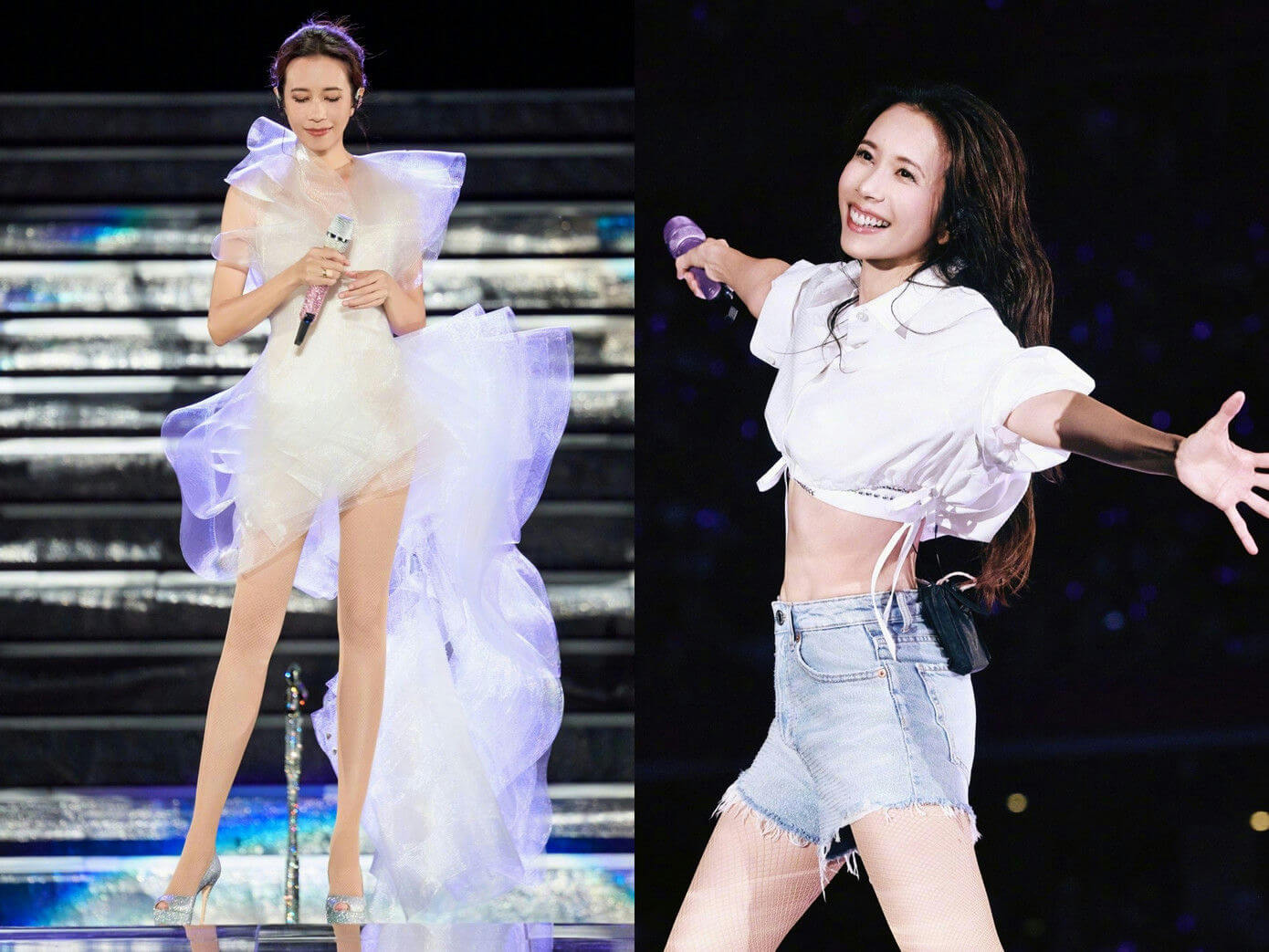 people-singer-A-stage performance-A-two outfits-A-Taiwanese celebrity