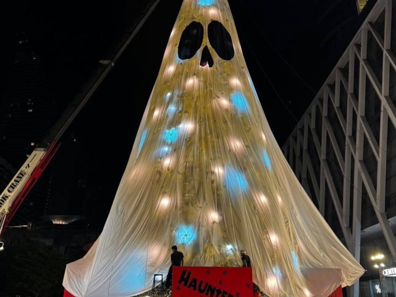 haunted christmas tree thailand