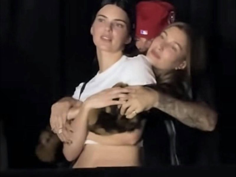 justin bieber kendall jenner concert