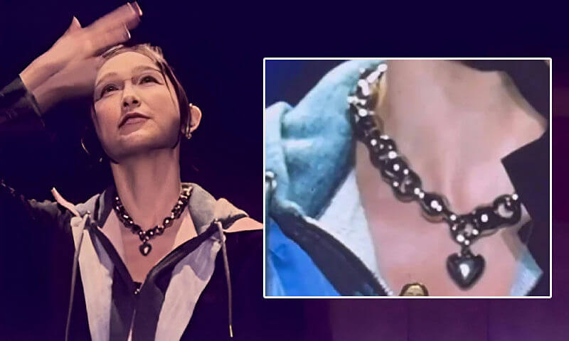 christine fan ash necklace