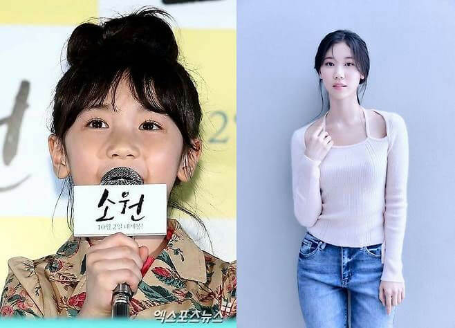 people-Child actress Kim Sae-ron-A-growing up-A-comparison photo-B-South Korean actress-C