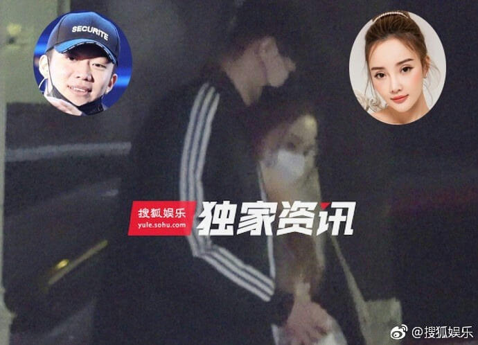people-man in black cap and jacket-A-woman in white-B-paparazzi photo-C