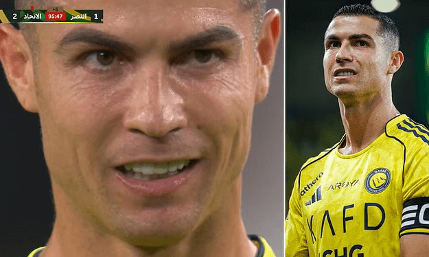 ronaldo missed free kick alnassr vs alittihad