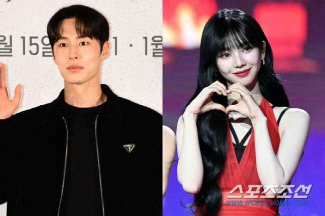 people-Man in black jacket raising hand-A-Woman in red dress making heart sign-B-Korean celebrities-C