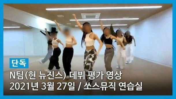 people-A-group of young women-A-dancing-B-blurred faces-C-practice room