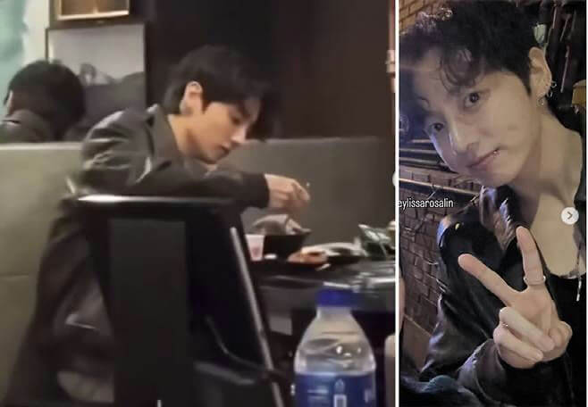 jungkook dining alone