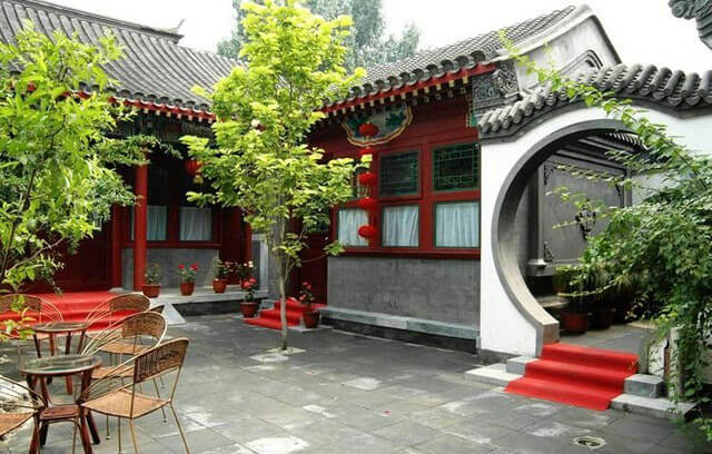 courtyard-A-traditional-A-Chinese-A-architecture-A-red-A-lanterns