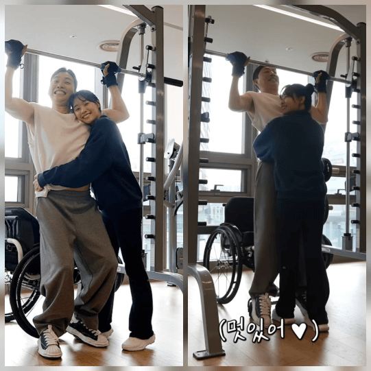 park wi stands after paralysis