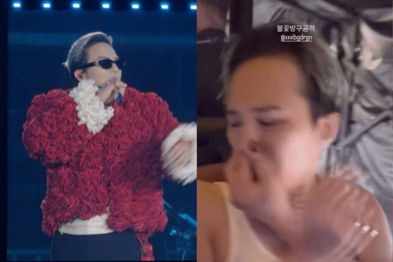 G-Dragon backstage clip