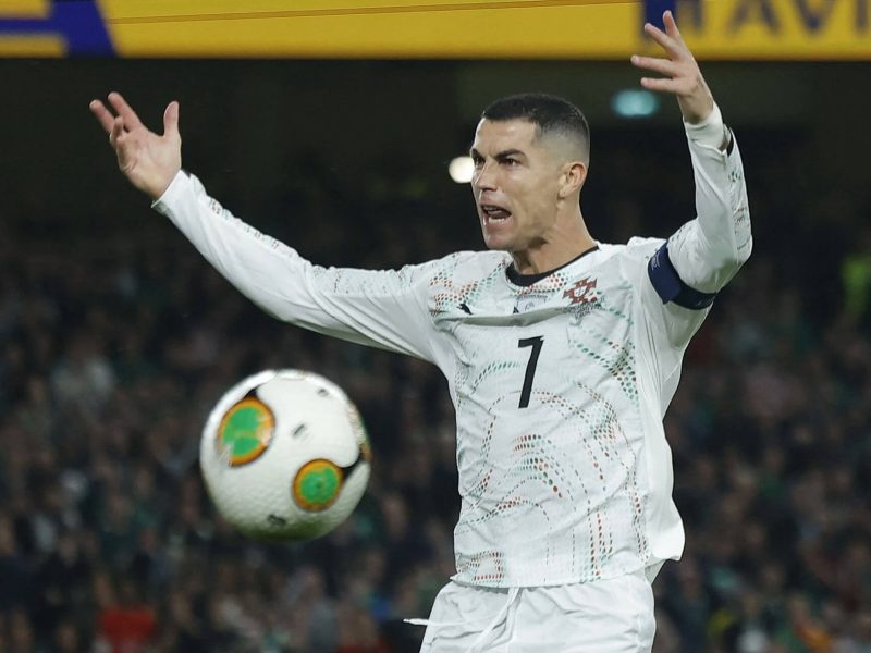 ronaldo red card portugal