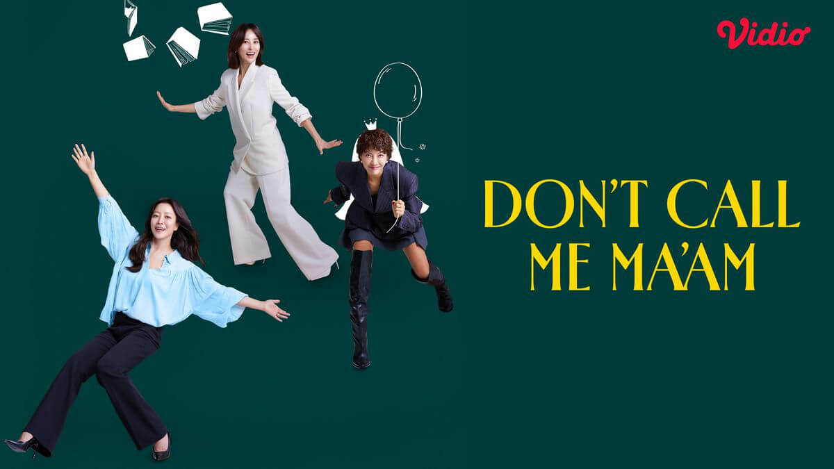 people-three women-A-action-striking poses-B-clothing-business attire and casual blouse-C-setting-dark green background with text and graphics